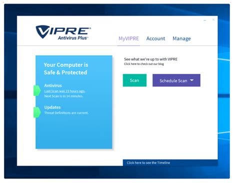 This includes all functionality of <b>VIPRE</b> Endpoint Security Cloud as well, including DNS Protection, Patch and Vulnerability Management, IDS, Web Access Control, and more. . Vipre download
